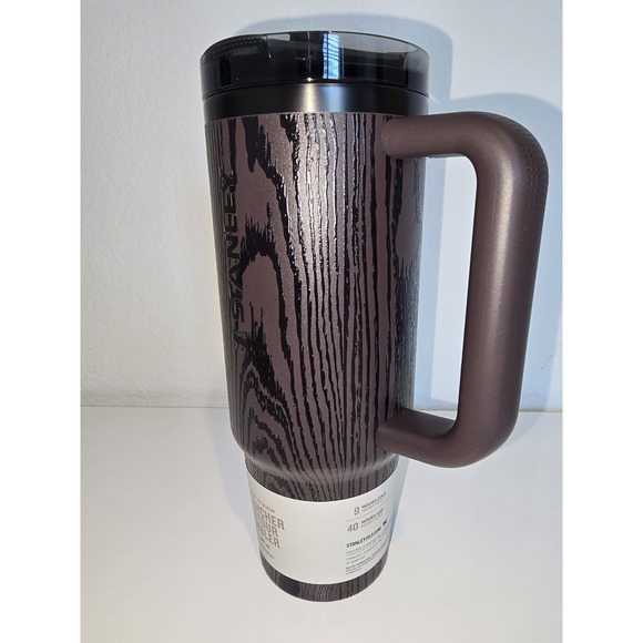 Stanley 30oz Pro Tour Tumbler Redwood Woodgrain Exclusive New - Picture 3 of 13